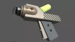 syringe for injection PBR low-poly game ready Low-poly 3D model