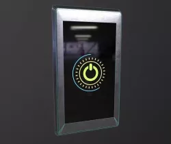 Touch screen light switch Low-poly 3D model