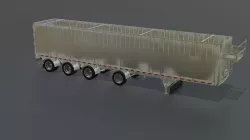 Trailer  Stargate Low-poly 3D model