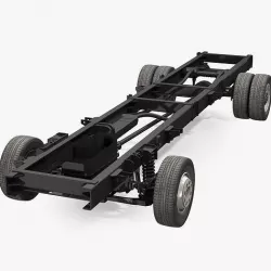 Truck Chassis 2x4 3D model