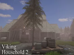 Viking Household 2 Low-poly 3D model