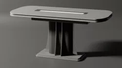 Voyager Captain Quarters Table 3D model