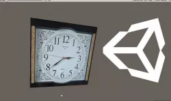 Wall Clock Low-poly 3D model
