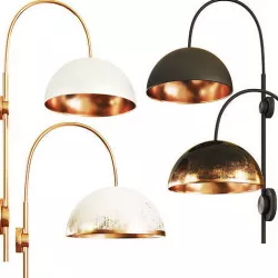 Wall light - Dome light 3D model