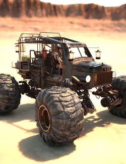 Wasteland Offroader 3D model