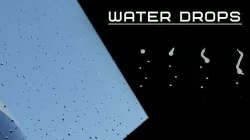 Water drops  Animate Texture