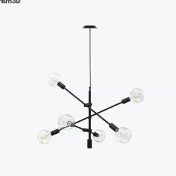 West Elm Mobile Chandelier 3D model