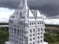 Wizards Library towers  3D model