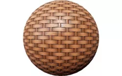 Wood Wicker Seamless pbr Texture