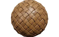 Wood Wicker Seamless pbr Texture