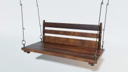 Wooden Swing 3D model