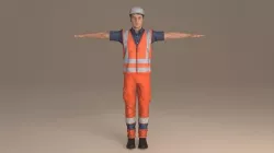 WORKER 3D model 3D model