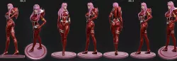 Zero Two From Darling In the FranXx 3D model