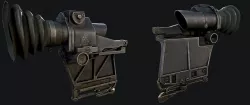 1P29 optic sight Low-poly 3D model