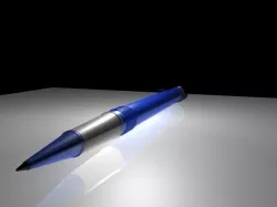 A magical Pen Low-poly 3D model