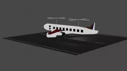 Aercopter Low-poly 3D model