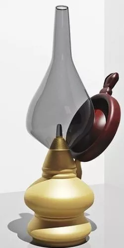Antique Night Light 3D model