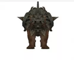 Armored Bear 3D model