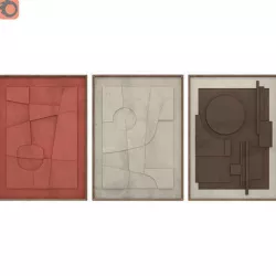 Art frame-set 001 3D model