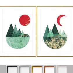 Art Frames 134- Christmas wall art 4 3D model