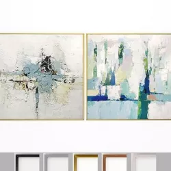 Art Frames 143- Acrylic painting canvas 3D model