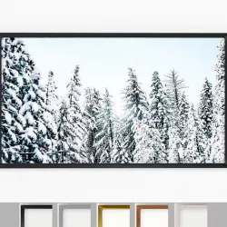Art Frams 130- Snowy Trees Art 3D model