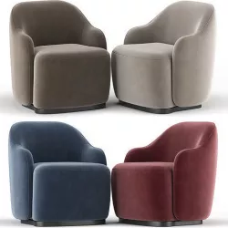 Barba armchair 3D model