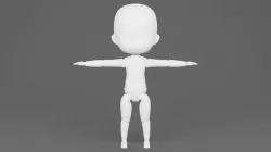  Base mesh SD Nendoroid 3D model
