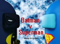 Batman vs Superman Among Us version Low-poly 3D model