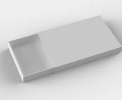BOXES HALF OPEN Low-poly 3D model