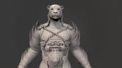 Brave Wild Low-poly 3D model