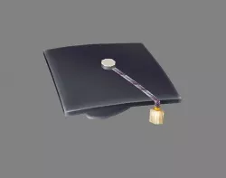  Cartoon graduation cap Low-poly 3D model