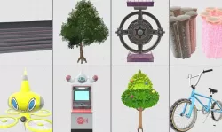 Cartoon - Objects Low-poly 3D model