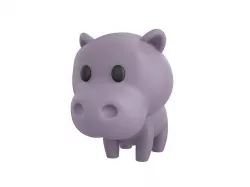 Character062 Hippo 3D model