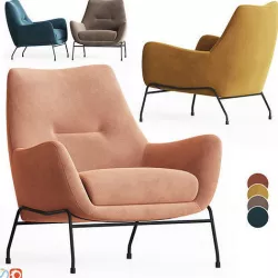 Chevy Fauteuil Armchair Homestock 3D model