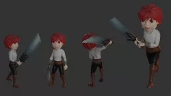 Chibi 03 3D model