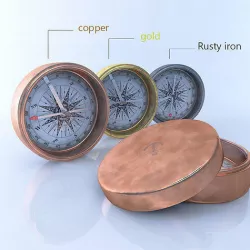 Compass 3D model