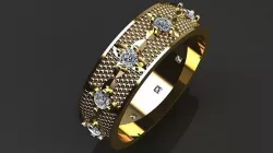Couple ring 3D model