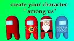 Create your character Among us Low-poly 3D model