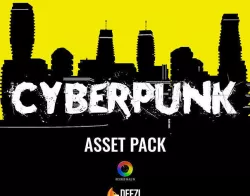 Cyberpunk - Asset Pack - Unity HDRP Low-poly 3D model