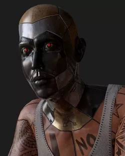 Cyberpunk Fan Art Model Low-poly 3D model