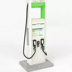 Electric Vehicle Charging Station Electrify America Part 2 3D model
