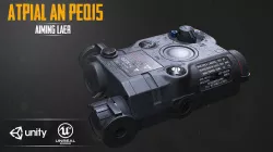 EOTECH ATPIAL AN PEQ15 AIMING LASER Low-poly 3D model