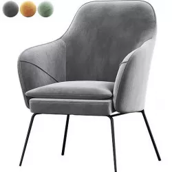 ESTE armchair 3D model