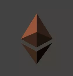 ETH - 3D  logo  FAT 3D model