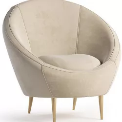 Ether Chair 2014 Low-poly 3D model