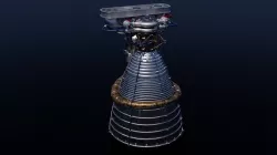 F-1 rocket engine 3D model