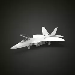 F22 Stay Parking 3D model