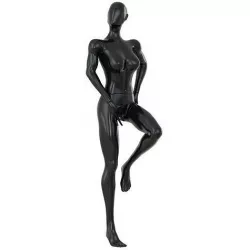 Female Black Faceless Mannequin 81 3D model