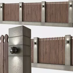 Fence loft 3D model